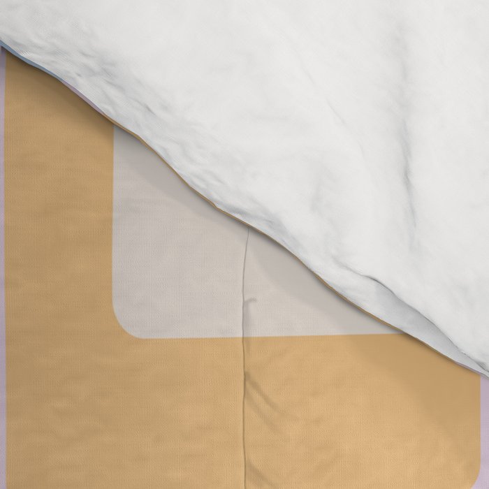 mid century mod squares pastel beach palette Comforter Gallery Image 4