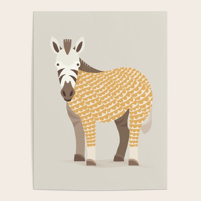 Whimsical Zebra Poster Gallery Image 4