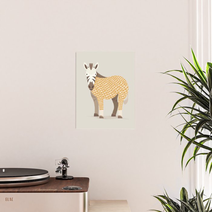Whimsical Zebra Poster Gallery Image 2
