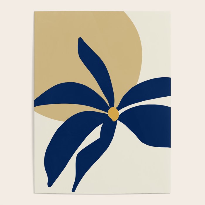 The Flower And The Sun, Floral Prints Poster Gallery Image 1