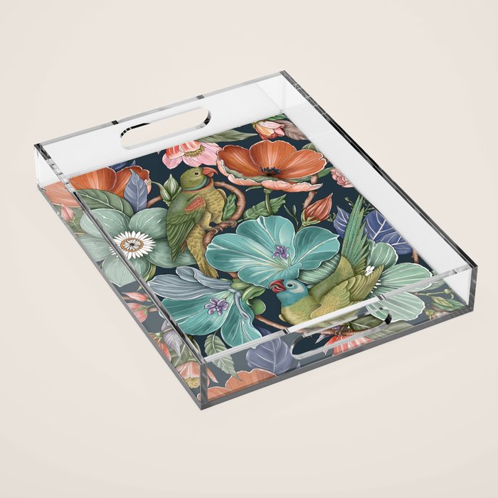 Birdsong Garden Delight Acrylic Tray Gallery Image 1