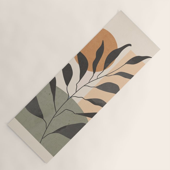 Tropical Leaf- Abstract Art 23 Yoga Mat Gallery Image 1