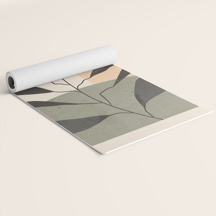 Tropical Leaf- Abstract Art 23 Yoga Mat Gallery Image 2