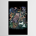 Owl and Snakes Mushroom forest Tablecloth Gallery Image 2