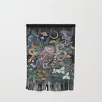 Owl and Snakes Mushroom forest Wall Hanging Gallery Image 1