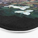 Owl and Snakes Mushroom forest Bath Mat Gallery Image 3