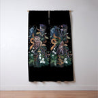 Owl and Snakes Mushroom forest Window Curtain Gallery Image 3