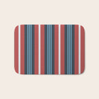 Bold Retro Stripe Pattern - Cozy Heirloom Bath Mat Gallery Image 1