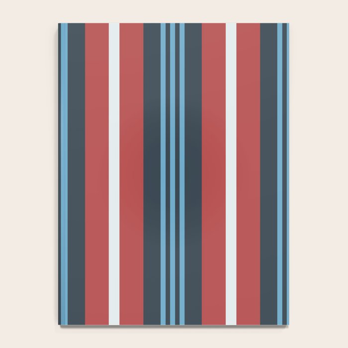 Bold Retro Stripe Pattern - Cozy Heirloom Notebook Gallery Image 4