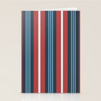 Bold Retro Stripe Pattern - Cozy Heirloom Stationery Card Gallery Image 2