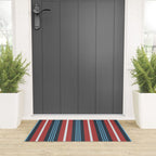 Bold Retro Stripe Pattern - Cozy Heirloom Welcome Mat Gallery Image 3