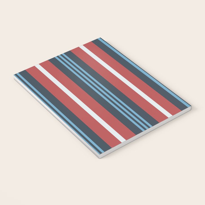 Bold Retro Stripe Pattern - Cozy Heirloom Notebook Gallery Image 3