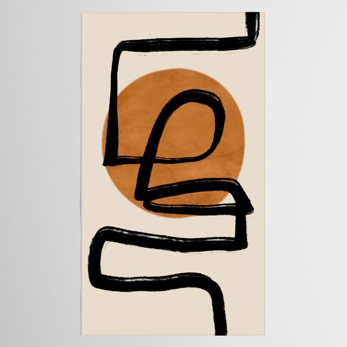 Abstract line art 97 Tablecloth Gallery Image 2
