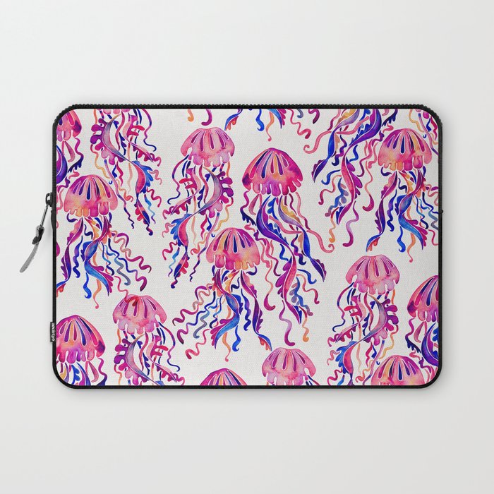 Jellyfish - Magenta Palette Laptop Sleeve Gallery Image 1