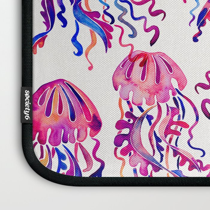 Jellyfish - Magenta Palette Laptop Sleeve Gallery Image 3