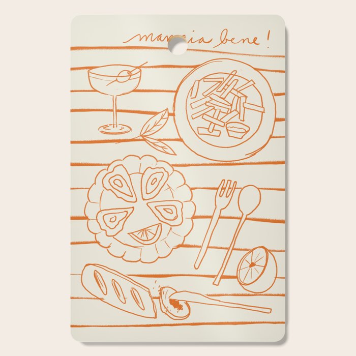 Mangia Bene Cutting Board Gallery Image 1