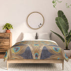 Peacock Art Deco Comforter Gallery Image 3