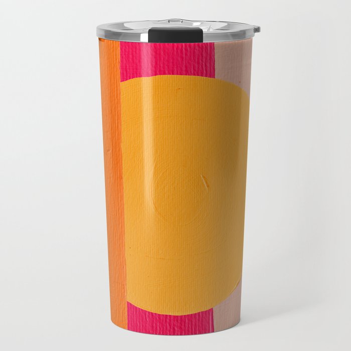 Sunset Waves â Magenta Travel Mug Gallery Image 1