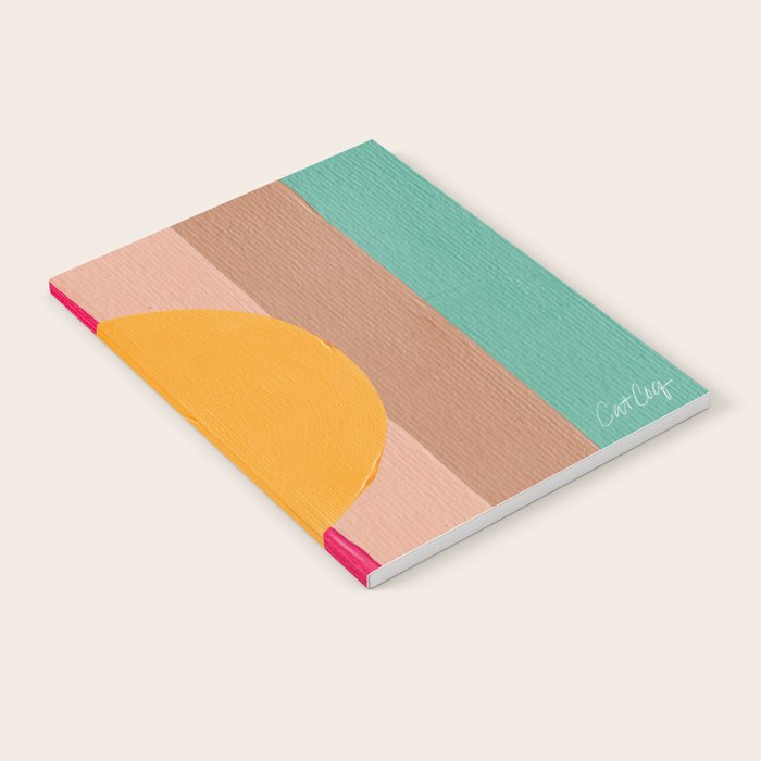 Sunset Waves â Magenta Notebook Gallery Image 2