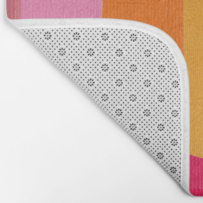 Sunset Waves â Magenta Bath Mat Gallery Image 2