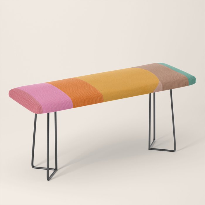 Sunset Waves â Magenta Bench Gallery Image 1