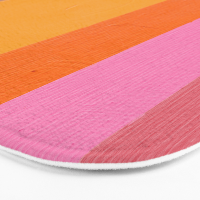 Sunset Waves â Magenta Bath Mat Gallery Image 3