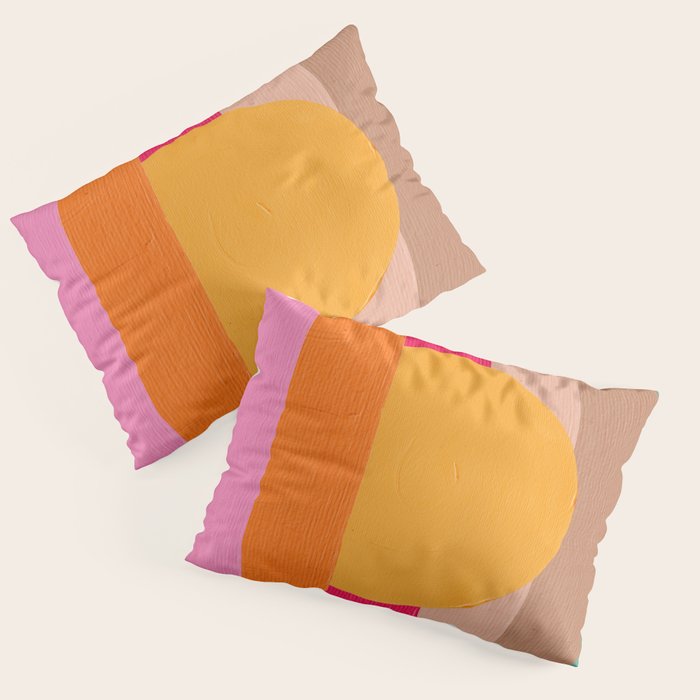 Sunset Waves â Magenta Pillow Sham Gallery Image 1