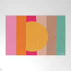 Sunset Waves â Magenta Welcome Mat Gallery Image 1