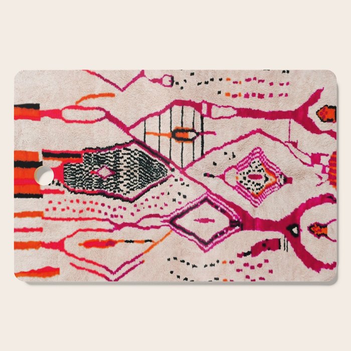 Heritage Oriental Moroccan Carpet Design Cutting Board Gallery Image 1