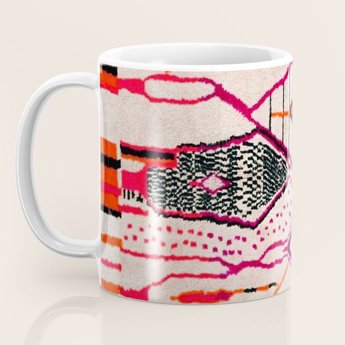 Heritage Oriental Moroccan Carpet Design Coffee Mug Gallery Image 3