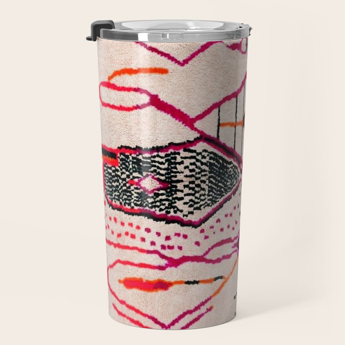 Heritage Oriental Moroccan Carpet Design Travel Mug Gallery Image 3