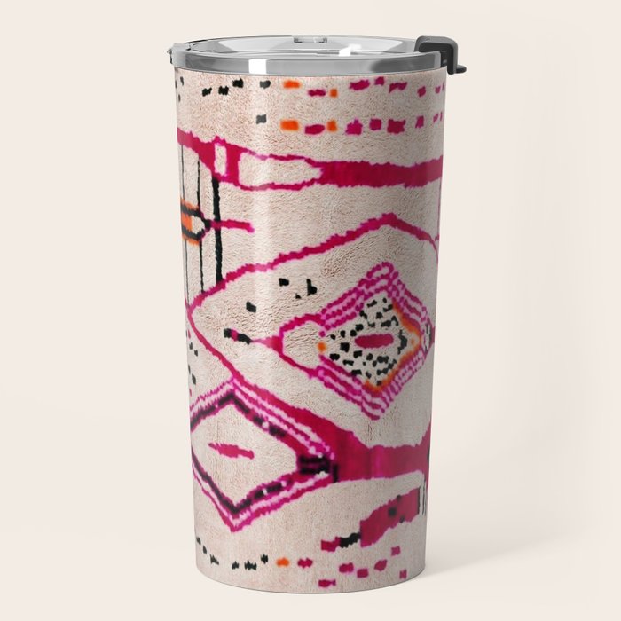 Heritage Oriental Moroccan Carpet Design Travel Mug Gallery Image 2