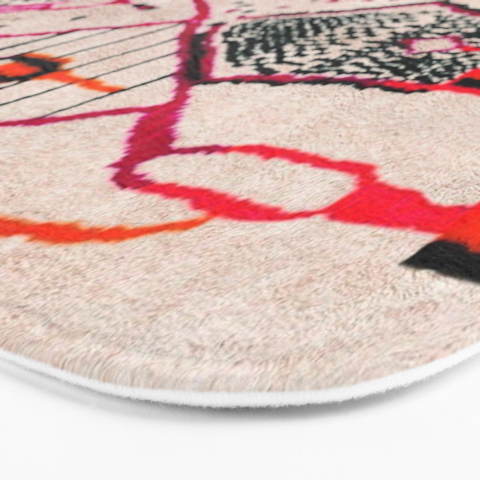 Heritage Oriental Moroccan Carpet Design Bath Mat Gallery Image 3