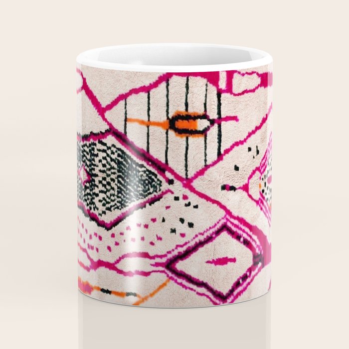 Heritage Oriental Moroccan Carpet Design Coffee Mug Gallery Image 4