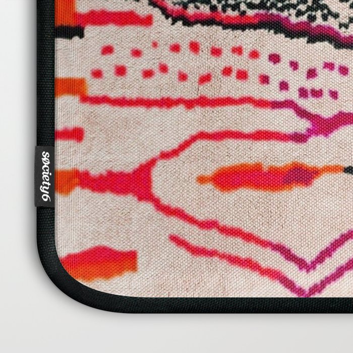 Heritage Oriental Moroccan Carpet Design Laptop Sleeve Gallery Image 3