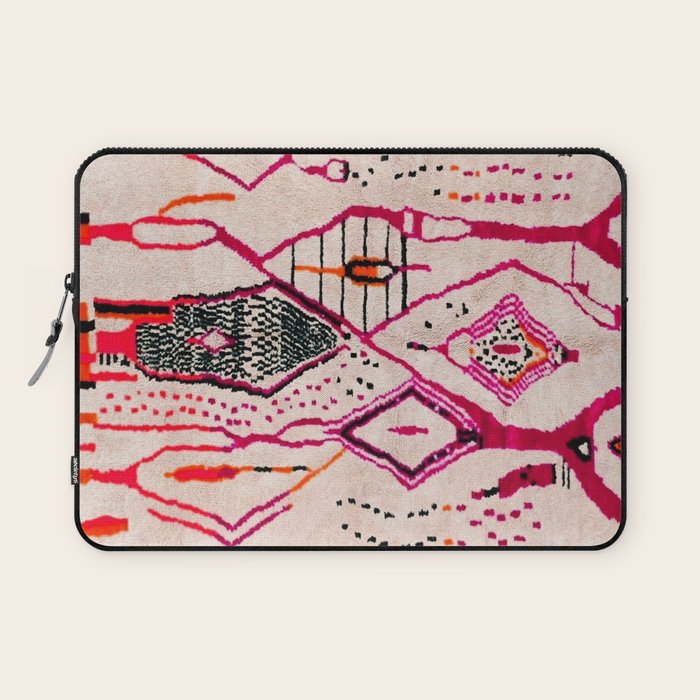 Heritage Oriental Moroccan Carpet Design Laptop Sleeve Gallery Image 1