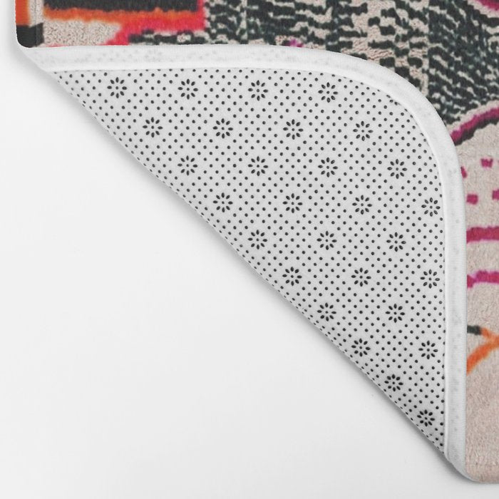 Heritage Oriental Moroccan Carpet Design Bath Mat Gallery Image 2