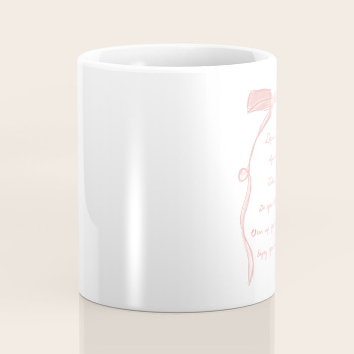 Dopamine Menu Coffee Mug Gallery Image 4