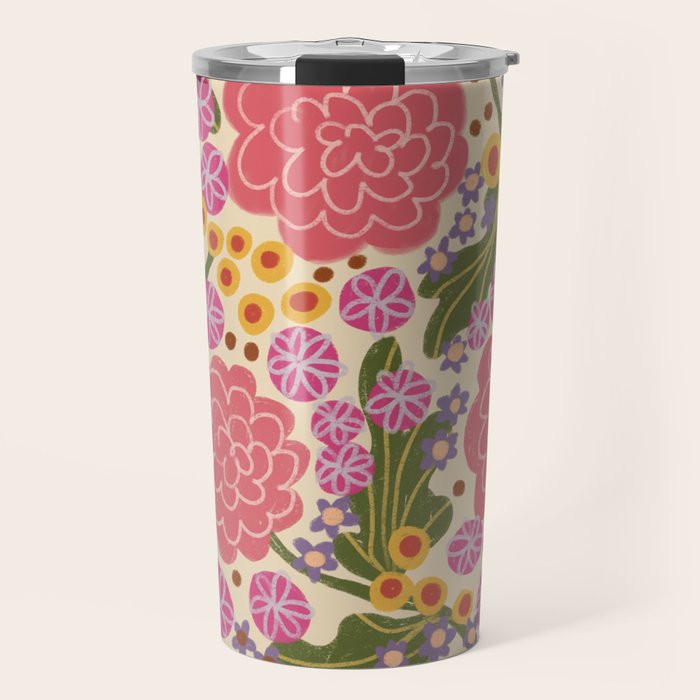 Asters #2 Travel Mug Gallery Image 1