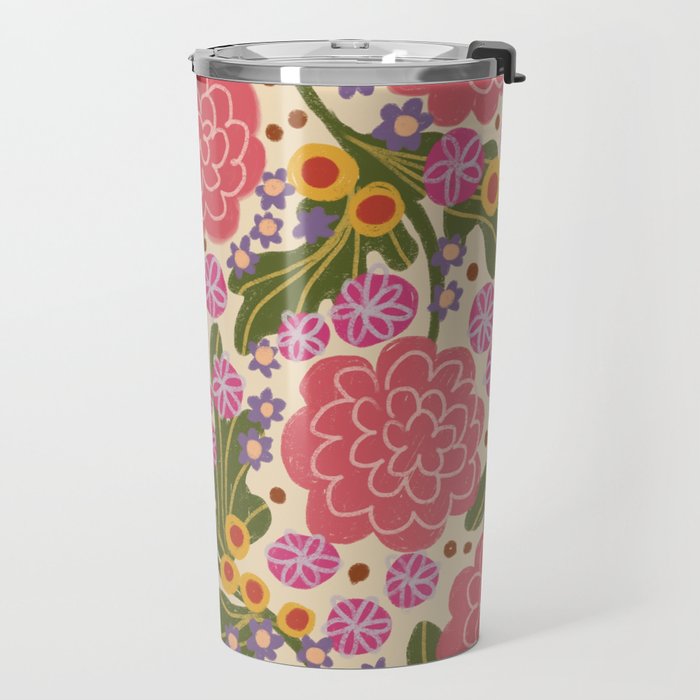 Asters #2 Travel Mug Gallery Image 2