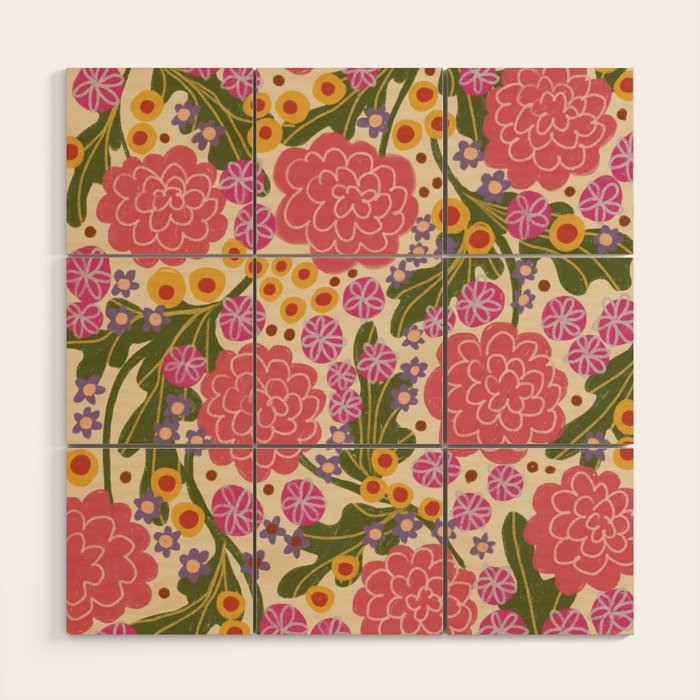 Asters #2 Wood Wall Art Gallery Image 1