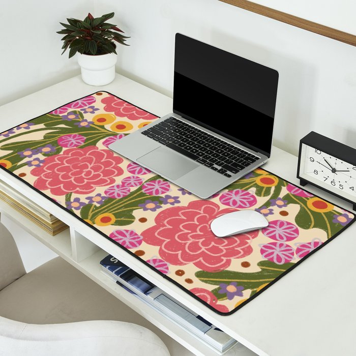 Asters #2 Desk Mat Gallery Image 2