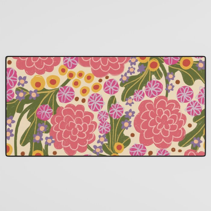 Asters #2 Desk Mat Gallery Image 3