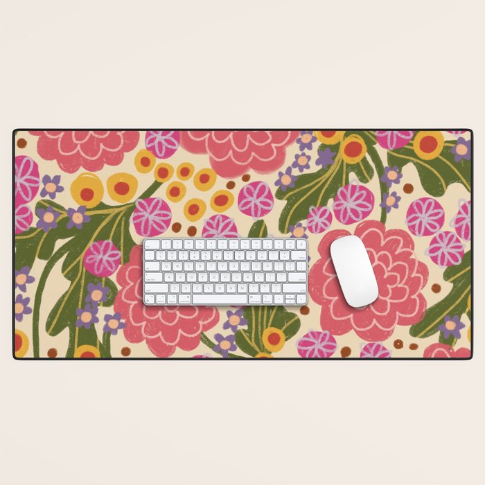 Asters #2 Desk Mat Gallery Image 1
