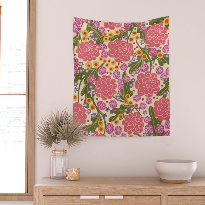 Asters #2 Wall Tapestry Gallery Image 2