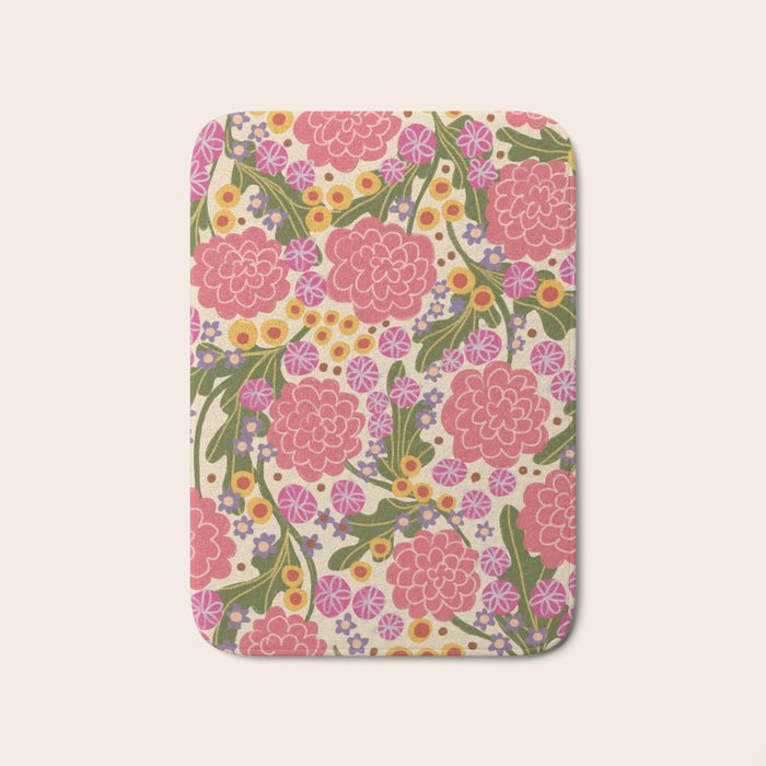 Asters #2 Bath Mat Gallery Image 1