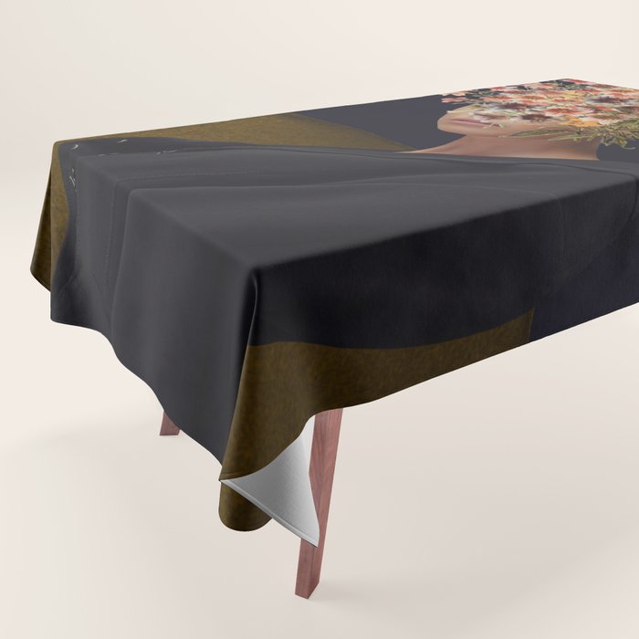 Floral Portrait 38 Tablecloth Gallery Image 1