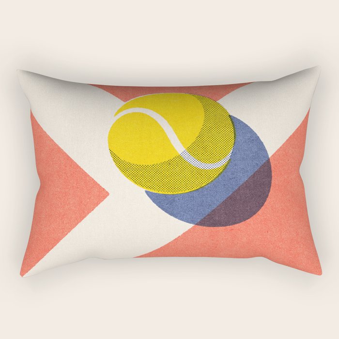 BALLS / Tennis - clay court I Rectangular Pillow Gallery Image 1
