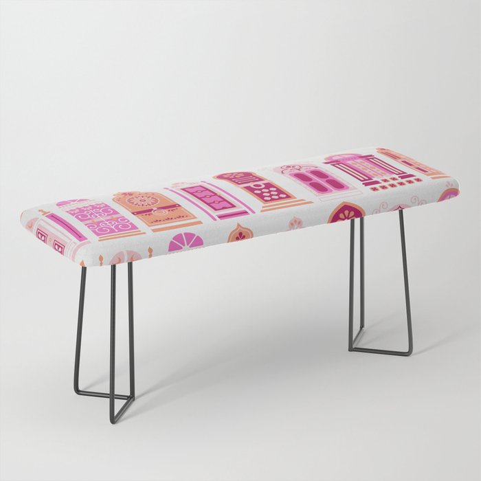 Moroccan Doors - Peach Palette Bench Gallery Image 1