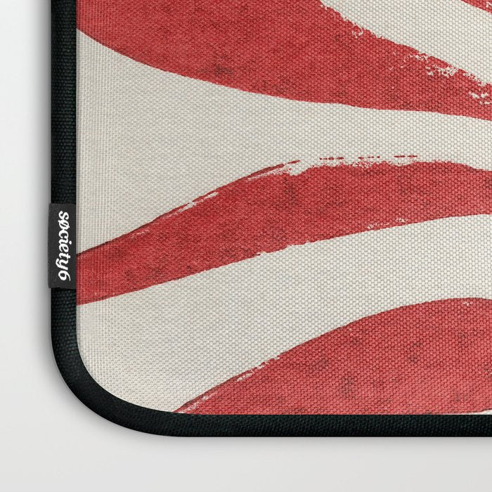 Red Branch / Lino Print Laptop Sleeve Gallery Image 3